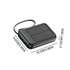 Povew 20000mAh Solar Power Bank – Fast Outdoor Portable Charger with LED Light for All Smartphones