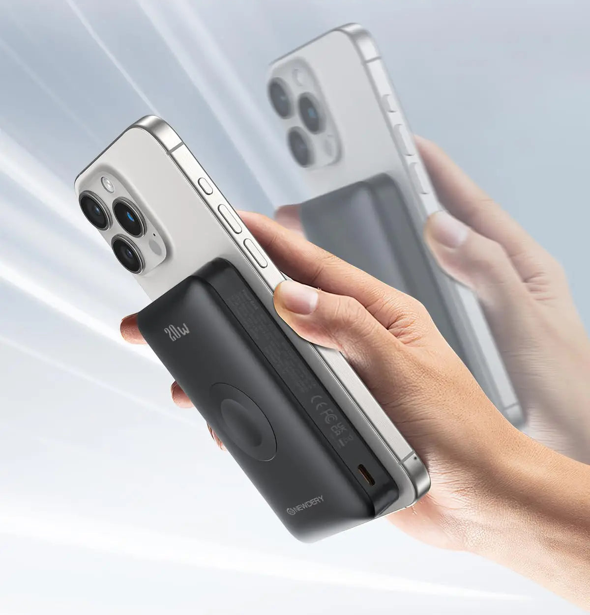 MagSafe Portable Battery Pack – Wireless Power Bank for iPhone & Apple Watch | Fast Charging