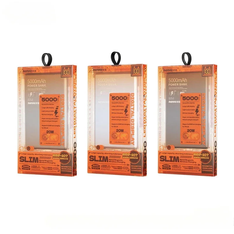 10000mAh Slim Magnetic MagSafe Portable Power Bank – 20W Wireless Fast Charge