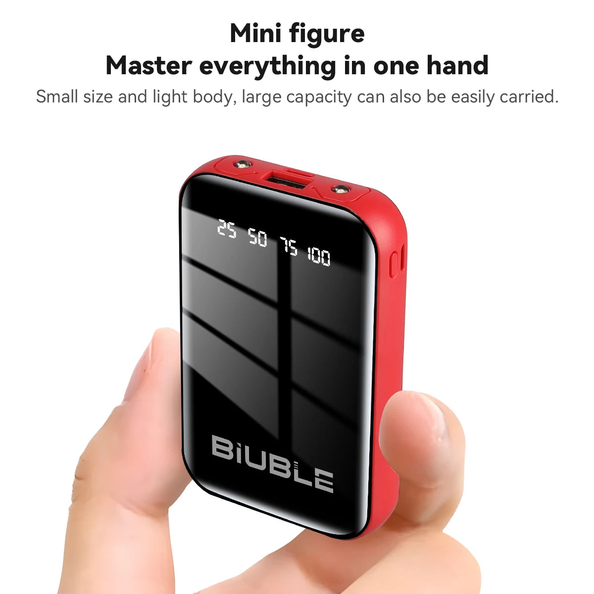 15000mAh Mini Portable Power Bank – Fast USB Charging Battery Pack with LED Display | For All Phones