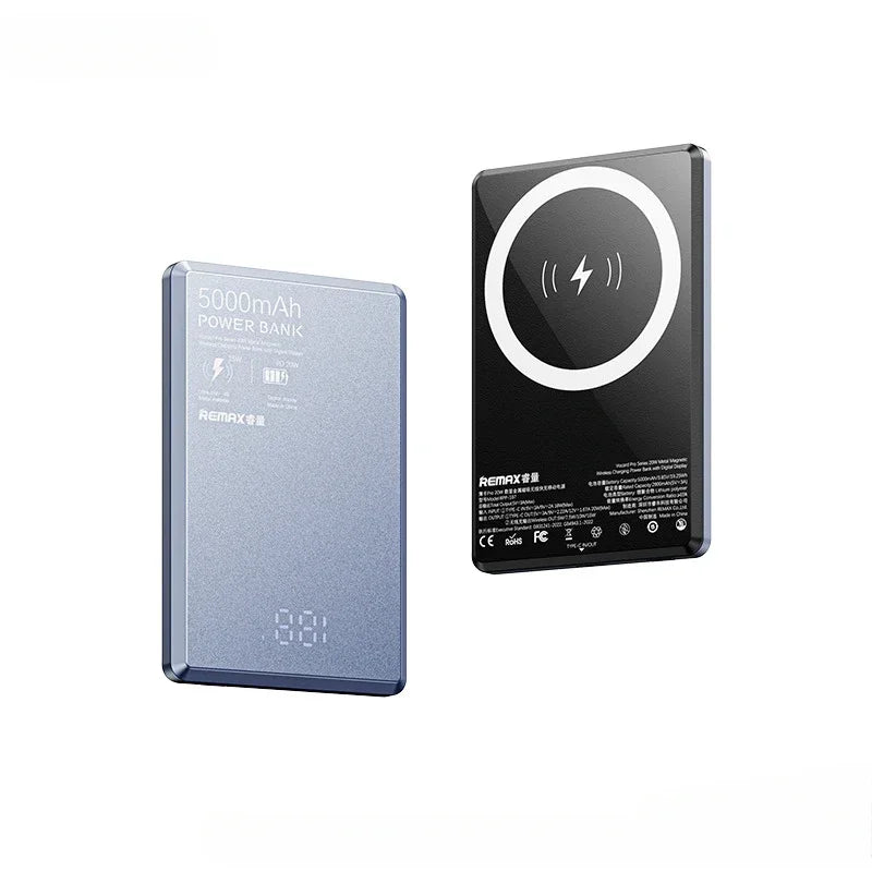 10000mAh Slim Magnetic MagSafe Portable Power Bank – 20W Wireless Fast Charge