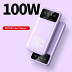 20000mAh 100W Super Fast Charging Power Bank – Portable External Battery