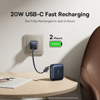 Baseus 45W Mini Power Bank 10000mAh – Pocket Fast Charger with Built-In USB-C Cable