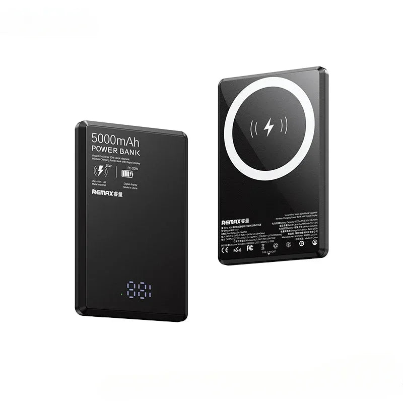 10000mAh Slim Magnetic MagSafe Portable Power Bank – 20W Wireless Fast Charge
