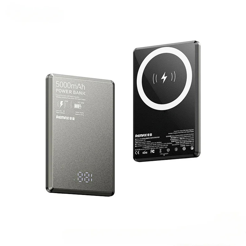 10000mAh Slim Magnetic MagSafe Portable Power Bank – 20W Wireless Fast Charge